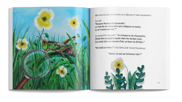Livre "Le mystère de la chaussette perdue" – Image 3