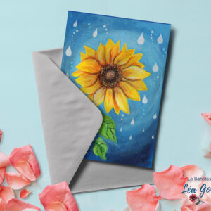 Carte postale "Tournesol"