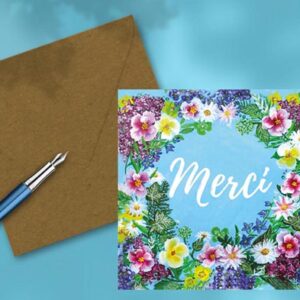 Carte "Merci"