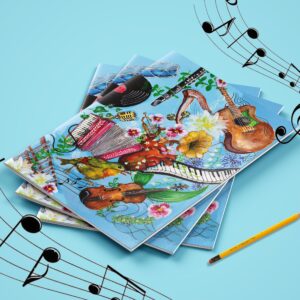 Carnet A4 "Musique"