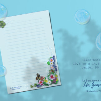 BLOC NOTES A6 Fleuri