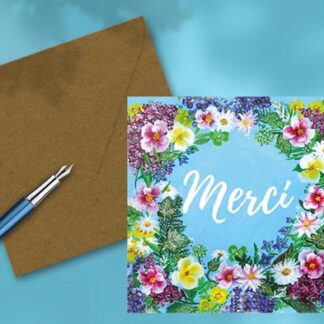 CARTE " Merci"