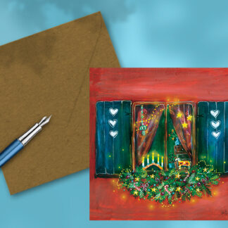CARTE "Fenêtre de Noël"